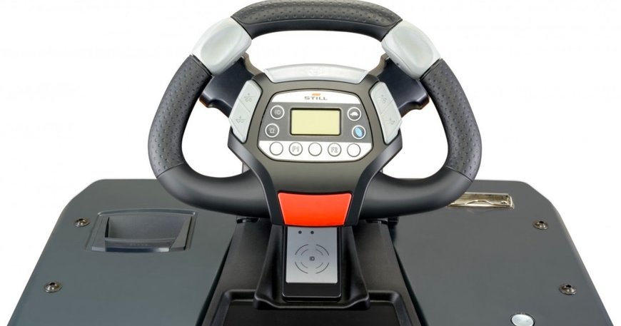 STILL and elobau develop innovative steering wheel for order pickers